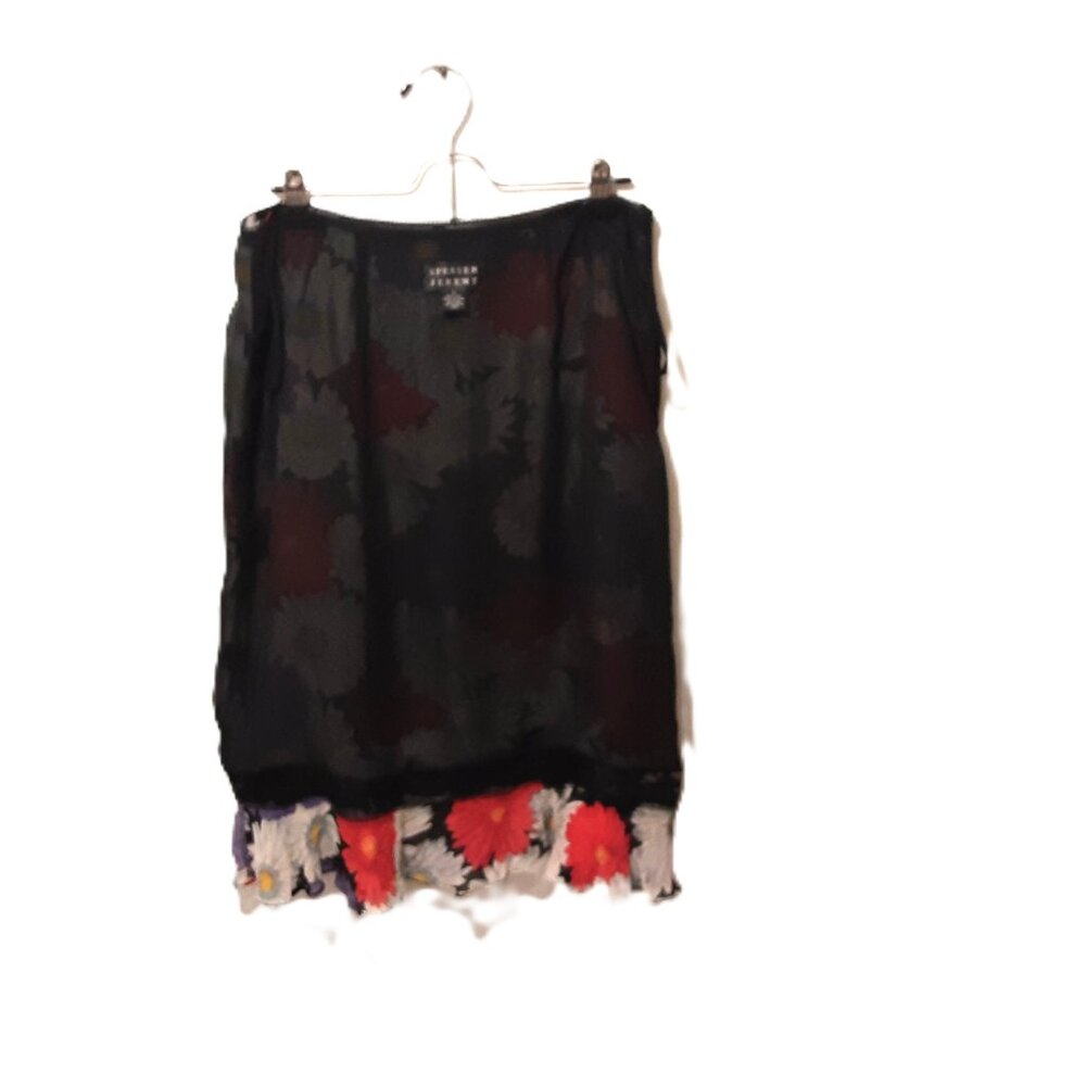 Vintage 1990s Spencer Jeremy Silk Midi Skirt – Size 12 Y2K - Picture 2 of 6